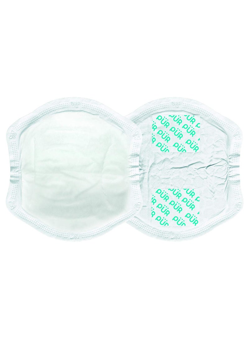 بور فوط صدر للاستخدام مرة واحدة، حماية من تسرب الحليب، غطاء قطني رقيق للغاية، يسمح بمرور الهواء، فائق الامتصاص، 24 قطعة - Image 3